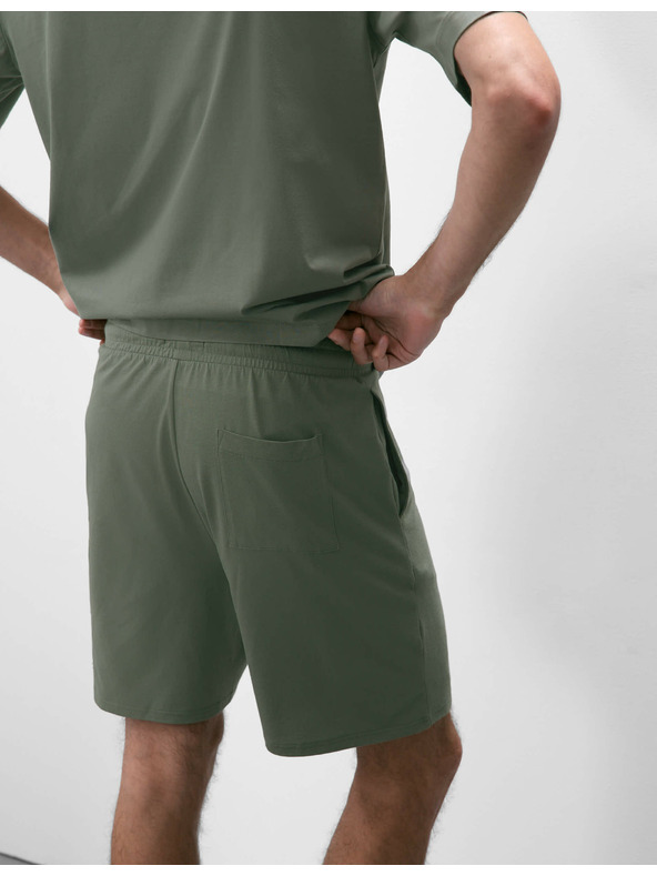 Marks & Spencer Pižanske kratke hlače iz bombaže Supima® in modala Marks & Spencer zelene