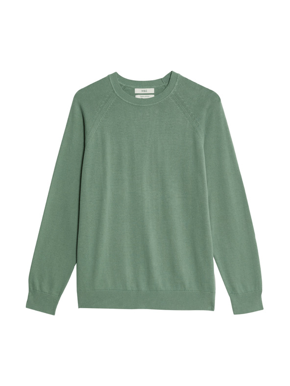 Marks & Spencer Pulover iz čiste bombaže z ovratnikom Marks & Spencer