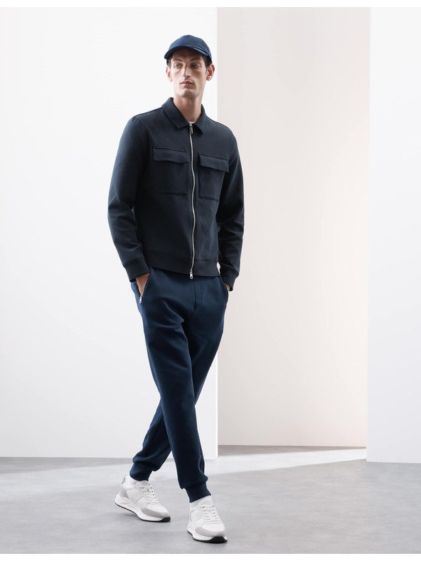 Marks & Spencer Sako s vysokým podielom bavlny Marks & Spencer námorníckej modrej farby