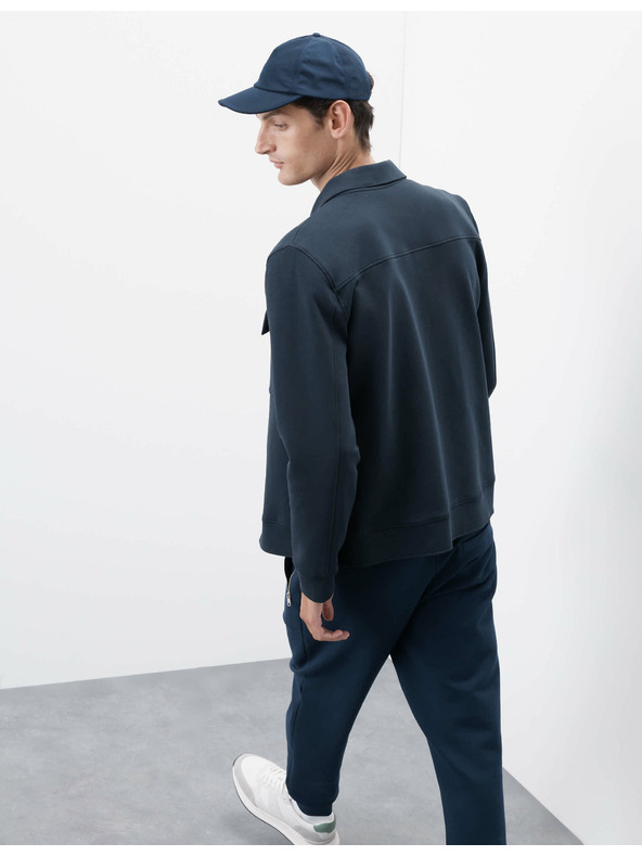 Marks & Spencer Sako s vysokým podielom bavlny Marks & Spencer námorníckej modrej farby