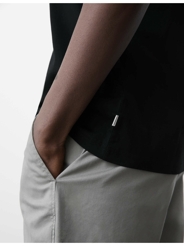 Marks & Spencer Tielkový top z čistej bavlny Supima® s výstrihom ku krku Marks & Spencer čierny