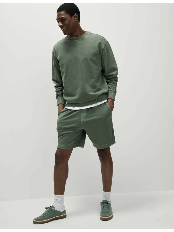 Marks & Spencer Barvana jopa iz čiste bombaže Marks & Spencer zelena