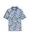 Marks & Spencer Polo majica iz čistega bombaža s potiskom listov banana Marks & Spencer modra