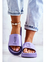 BIG STAR SHOES Modni ženski copati Big Star - svetlo vijolične barve: