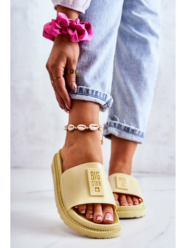 BIG STAR SHOES Ženski športni copati Big Star - rumeni