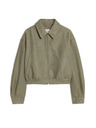 Marks & Spencer Semišová voľná bunda Harrington Marks & Spencer hnedá