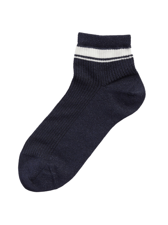 Marks & Spencer Rebrované členkové ponožky Sumptuously Soft™ Marks & Spencer námorníckej farby