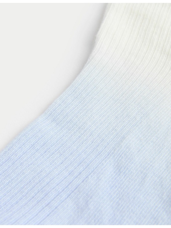 Marks & Spencer Kotníkové ponožky Ombré s vysokým podielom bavlny Marks & Spencer modrá