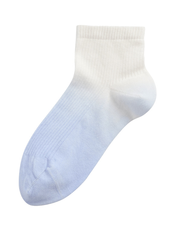 Marks & Spencer Kotníkové ponožky Ombré s vysokým podielom bavlny Marks & Spencer modrá