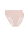 Marks & Spencer Vysoko strihané nohavičky Body Soft™, sada 3 ks Marks & Spencer ružová