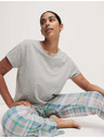 Marks & Spencer Pižama garnitura z visokim deležem bombaže s potiskom listov Marks & Spencer siva