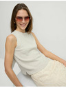 Marks & Spencer Knitted tank top with texture and high cotton content Marks & Spencer beige