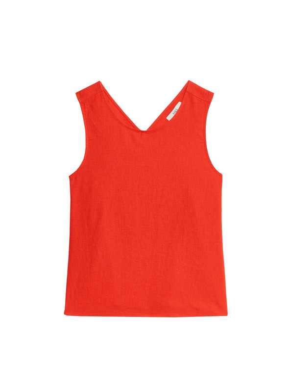 Marks & Spencer Majica z prečnim križanjem zadaj in visokim deležem lanu Marks & Spencer