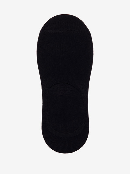 Ombre Clothing Komplet treh parov črnih moških nogavic Ombre Clothing