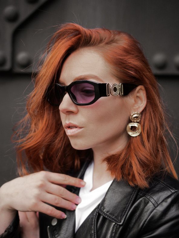 VEYREY VeyRey Sončna očala Ingeund črna