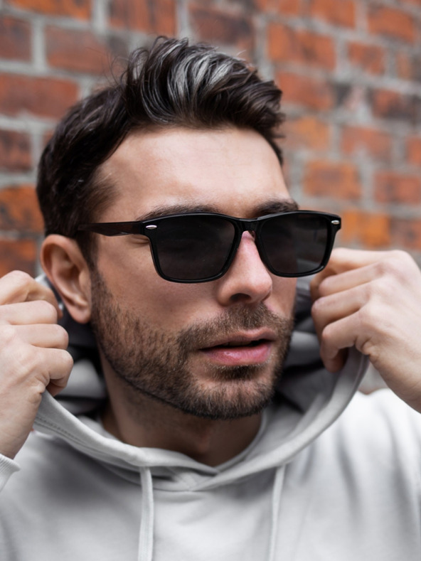 VEYREY VeyRey Sončna očala polarizirana Nerd Rudolf črna