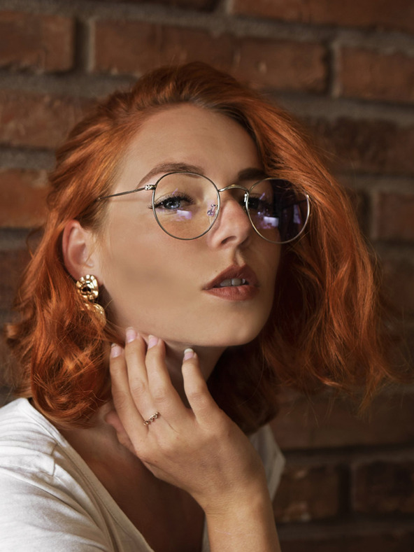 VEYREY VeyRey Očala za blokiranje modre svetlobe Oval Dilton Silver