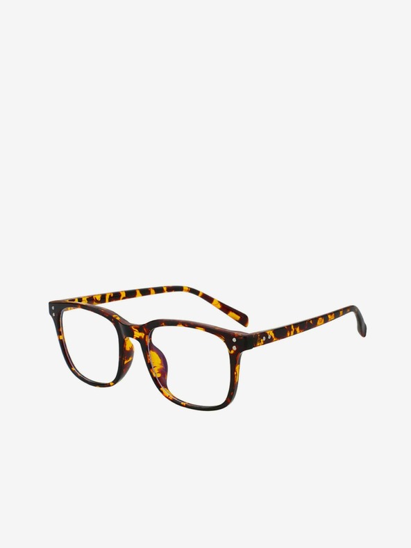 VEYREY VeyRey Modra očala za blokiranje svetlobe kvadratna Evelin rjava