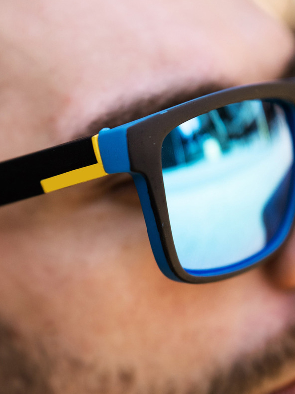 VEYREY VeyRey Polarizacijska sončna očala Nerd Robert Modra