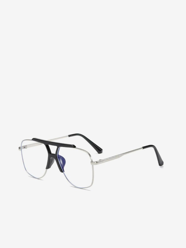 VEYREY VeyRey Asa srebrna modra sončna očala za blokiranje svetlobe