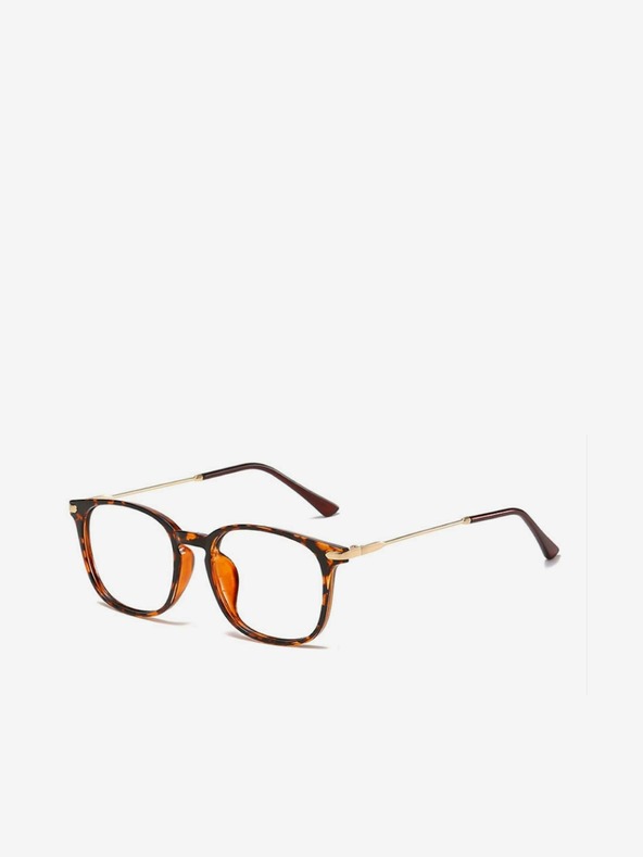 VEYREY VeyRey Očala za blokiranje modre svetlobe kvadratna Orvar rjava