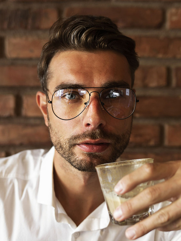 VEYREY Črna sončna očala VeyRey Bloss, ki blokirajo modro svetlobo