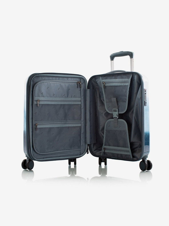 Heys Belo-modri potovalni kovček Heys Tie-Dye Blue S