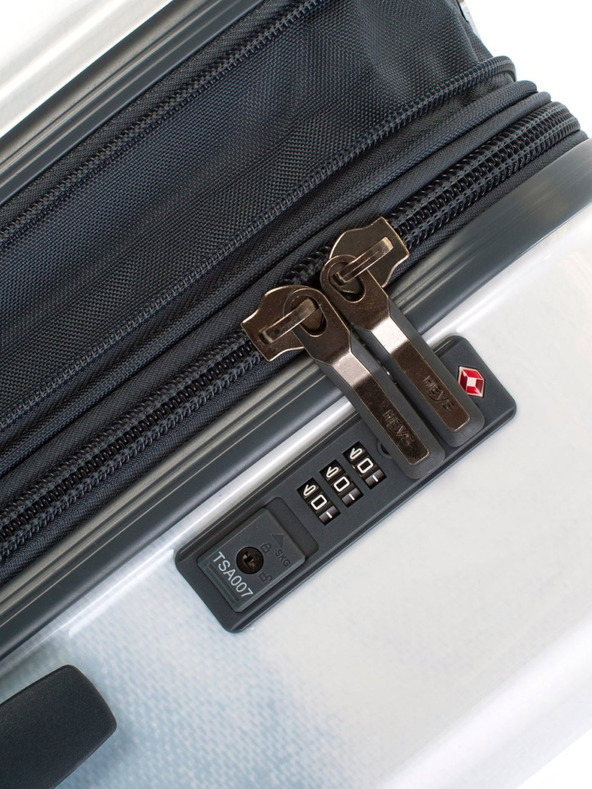 Heys Belo-modri potovalni kovček Heys Tie-Dye Blue S