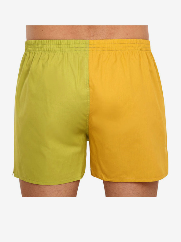 Dedoles Rumene in zelene moške kratke hlače Dedoles