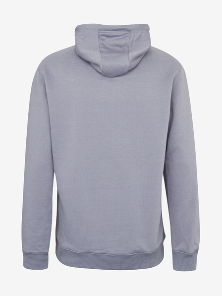Ombre Clothing Siva moška osnovna jopa s kapuco Ombre oblačila