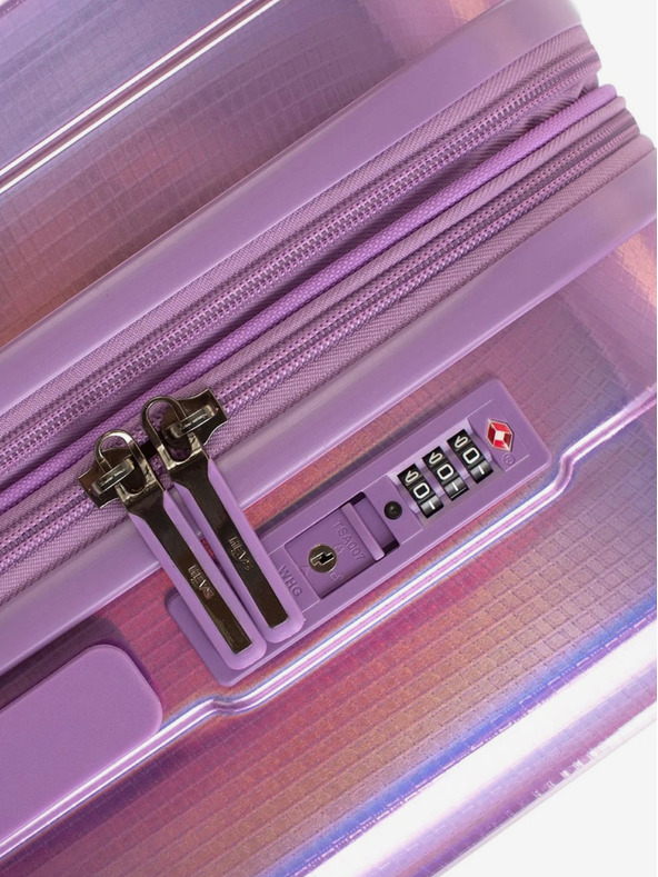 Heys Komplet treh potovalnih kovčkov v vijolični barvi Heys Astro S,M,L