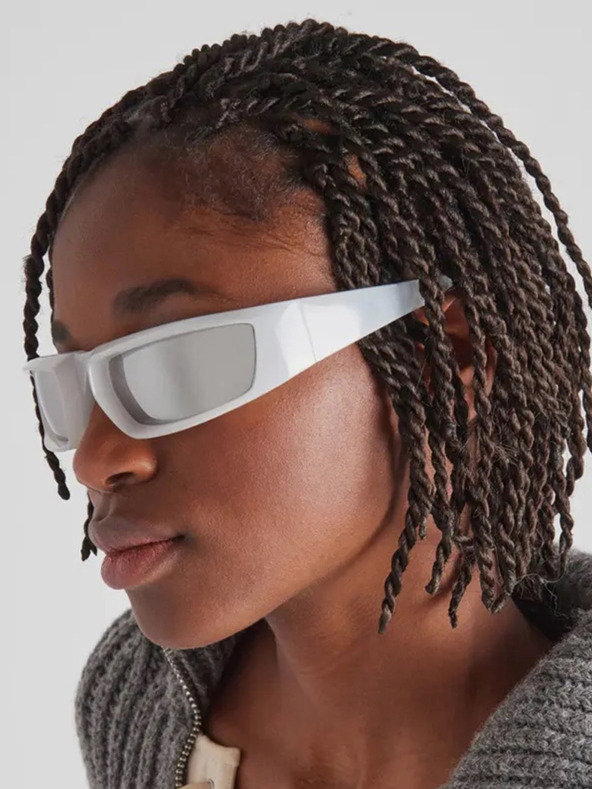 VEYREY Bela unisex športna sončna očala VeyRey Steampunk Istephiel