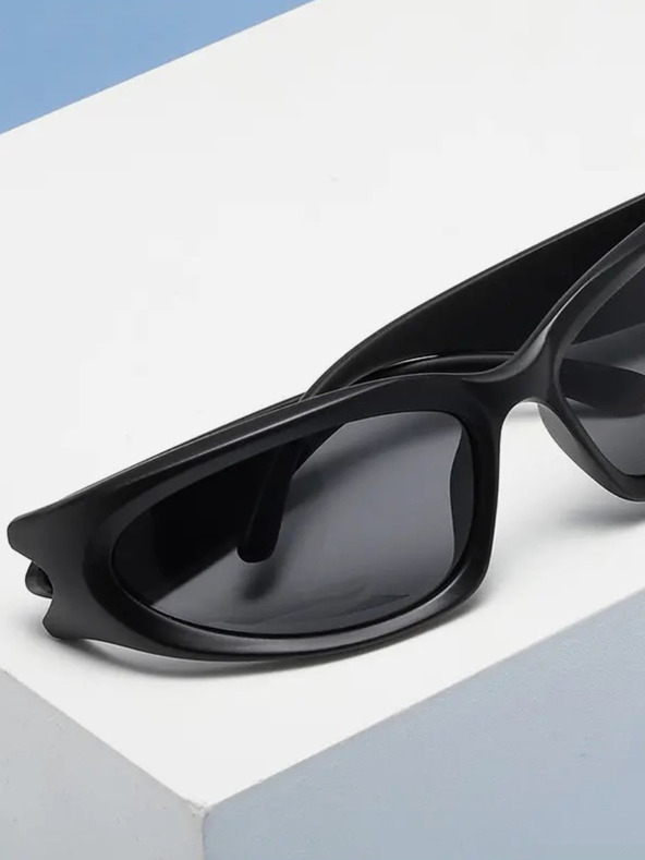 VEYREY Črna unisex športna sončna očala VeyRey Steampunk Yolzalgil