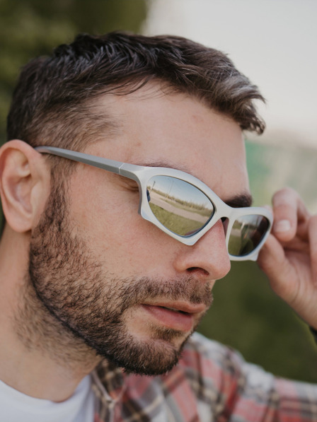 VEYREY Bela unisex sončna očala VeyRey Narel