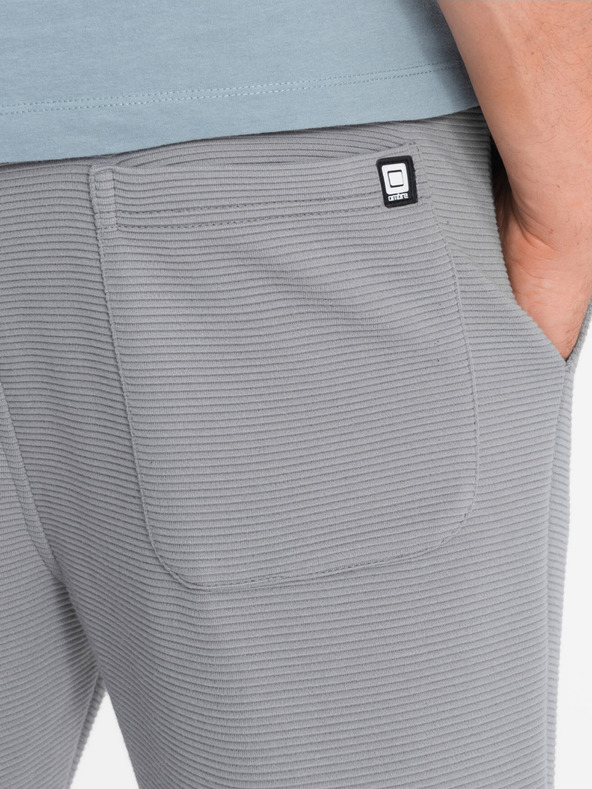 Ombre Clothing Sive moške osnovne hlače Ombre Oblačila Ottoman