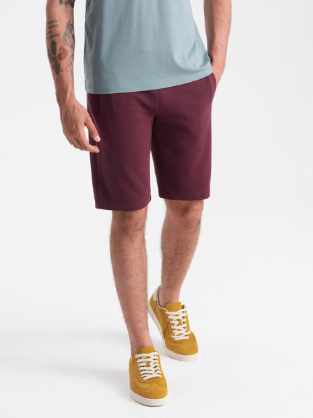 Ombre Clothing Bordo moške osnovne športne hlače Ombre Clothing