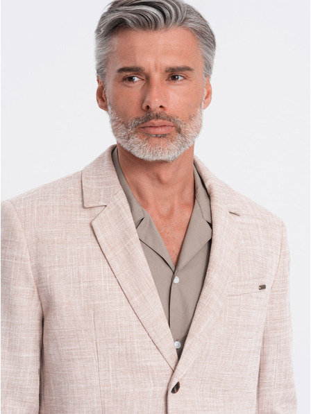 Ombre Clothing Bež moški suknjič Ombre Clothing