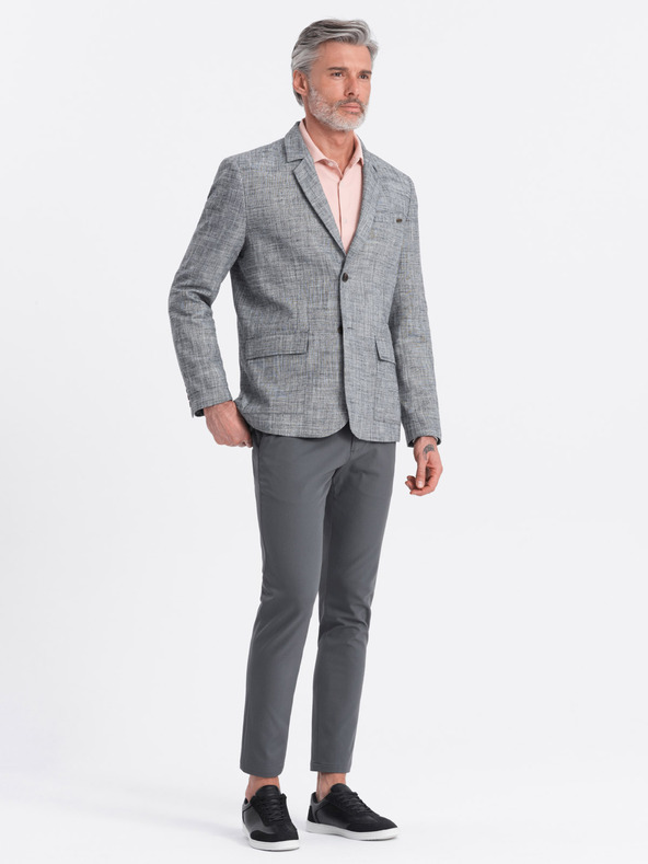 Ombre Clothing Siva moška jakna Ombre Clothing