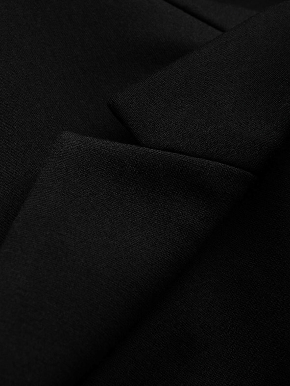 Ombre Clothing Črna moška jopica z žepi Ombre Clothing