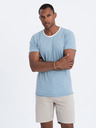 Ombre Clothing Modra moška srajca Ombre Clothing