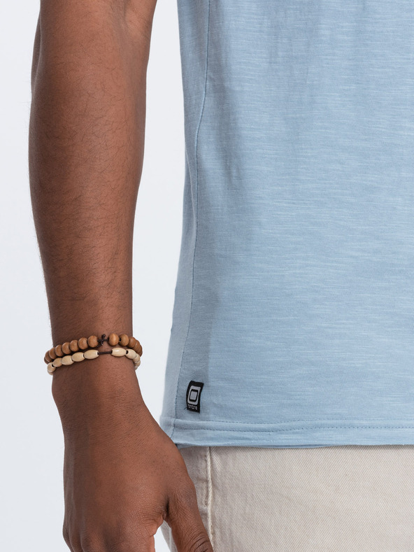 Ombre Clothing Modra moška srajca Ombre Clothing