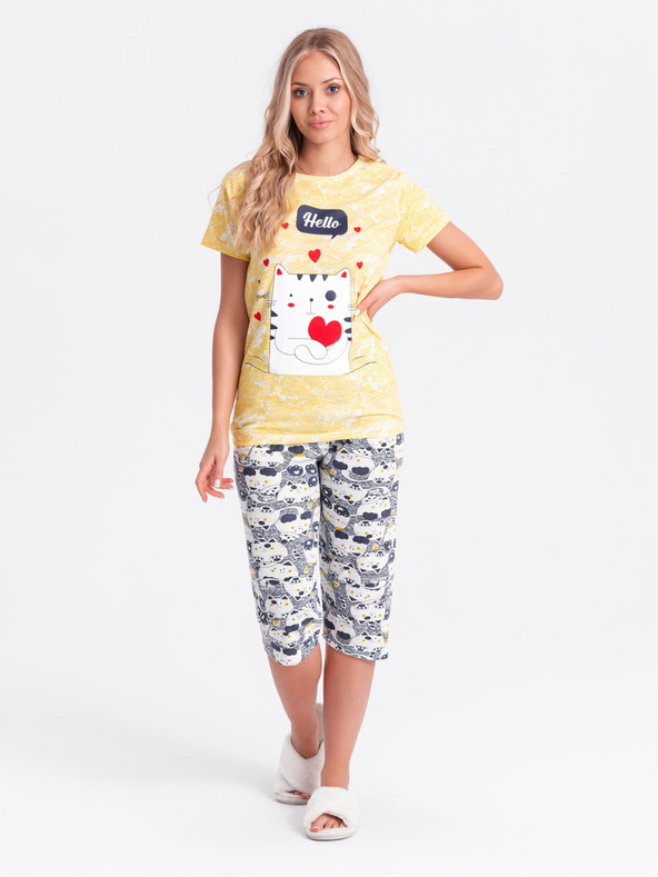 Edoti Ženska pižama - rumena EDOTI