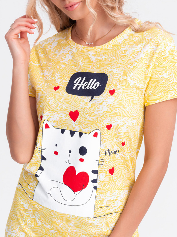 Edoti Ženska pižama - rumena EDOTI