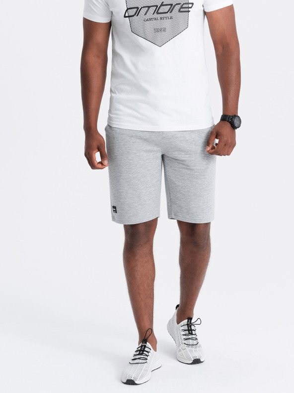 Ombre Clothing Ottoman Ombre Clothing Moške pletene kratke športne hlače