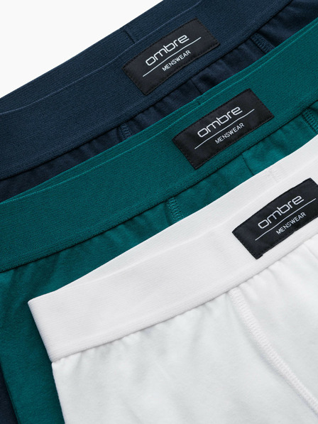 Ombre Clothing Moške enobarvne boksarice BASIC z elastanom Ombre Clothing