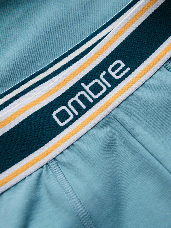 Ombre Clothing Klasične moške boksarice z okrasnim elastičnim pasom Ombre Clothing