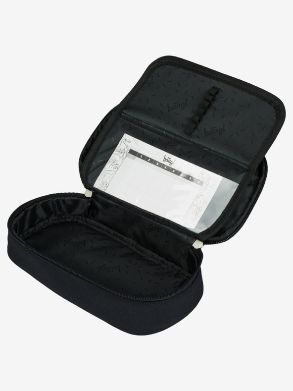 BAAGL  Črni šolski svinčnik Baagl Metallic Holo