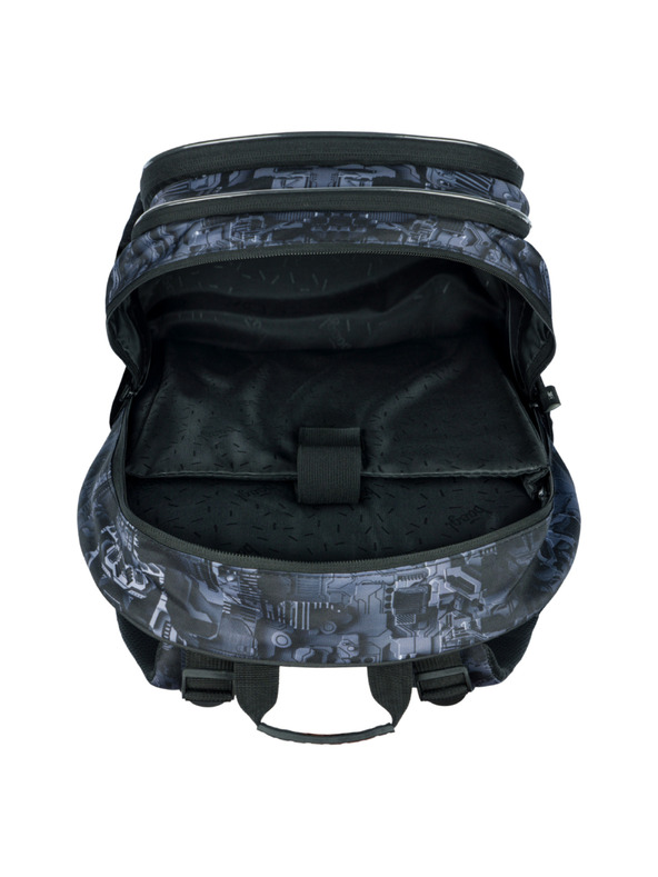 BAAGL  Sivi šolski nahrbtnik Baagl Core Technic