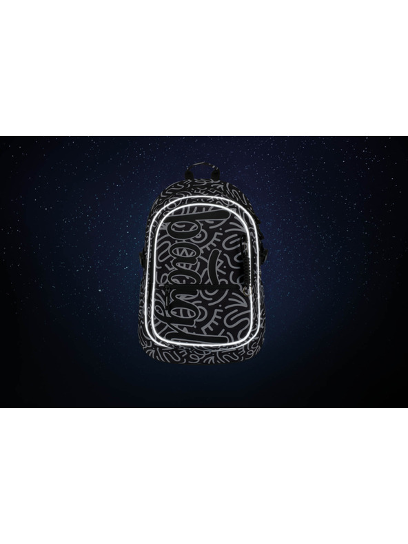 BAAGL  Črni šolski nahrbtnik Baagl Core Element