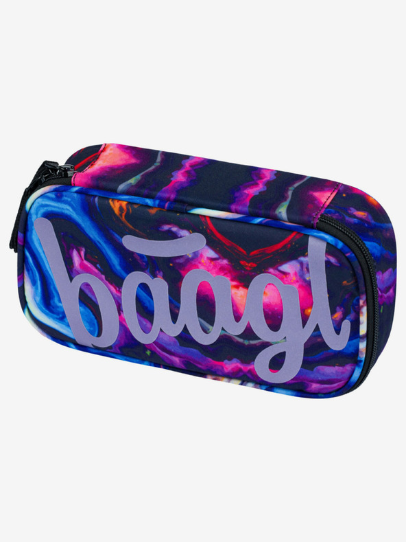 BAAGL  Vijolični šolski peresnik Baagl Marble